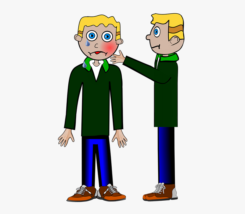 Slap On The Face, Shock, Separate, Violent, Twins - Turn The Other Cheek Clipart, HD Png Download