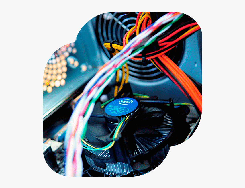 Ventilador Intel Para Procesador , Visto Desde El Interior - Reparacion De Celulares Png, Transparent Png