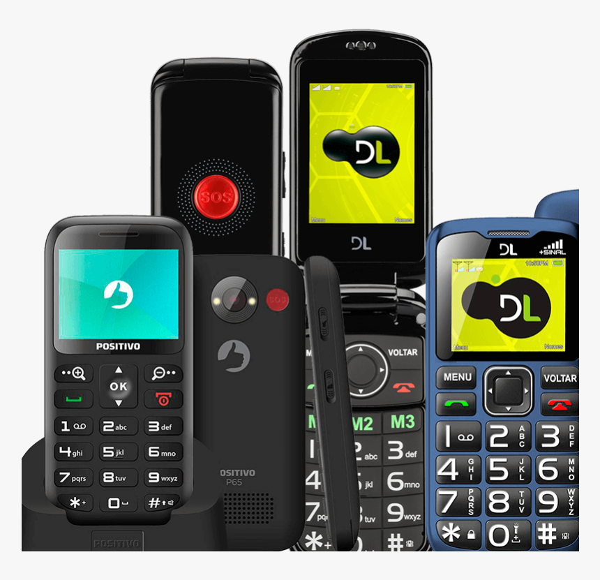 Melhor Celular Para Idoso, HD Png Download