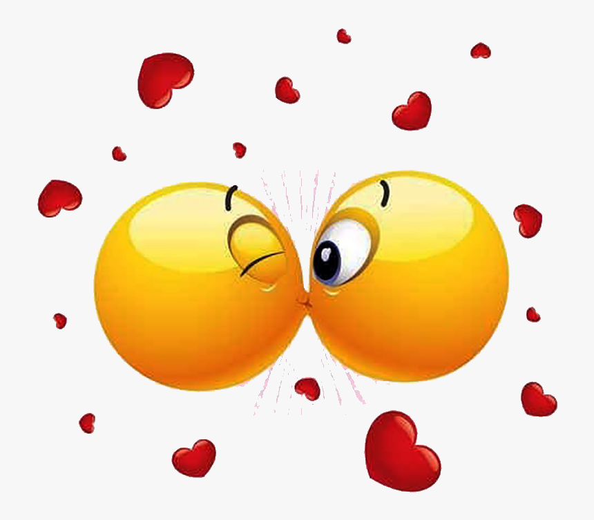 Beso En La Boca Passionate Kiss Kiss Emoji, HD Png Download