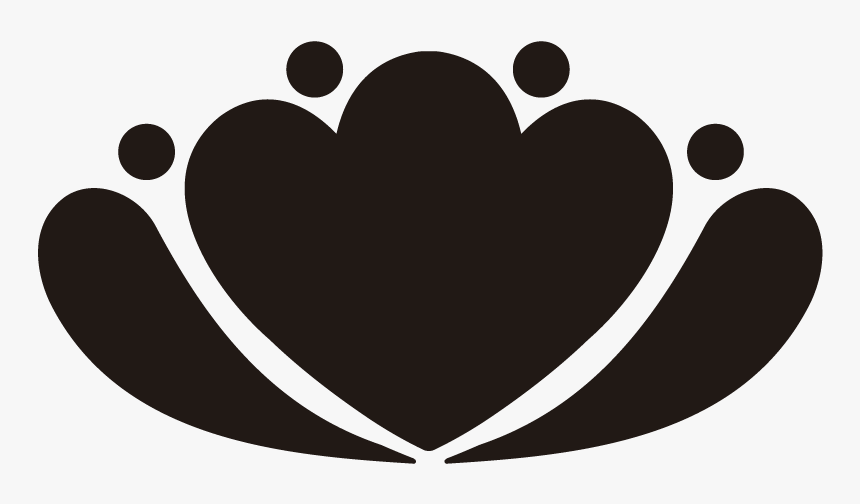 Viñetas De Flores Negras - Heart, HD Png Download