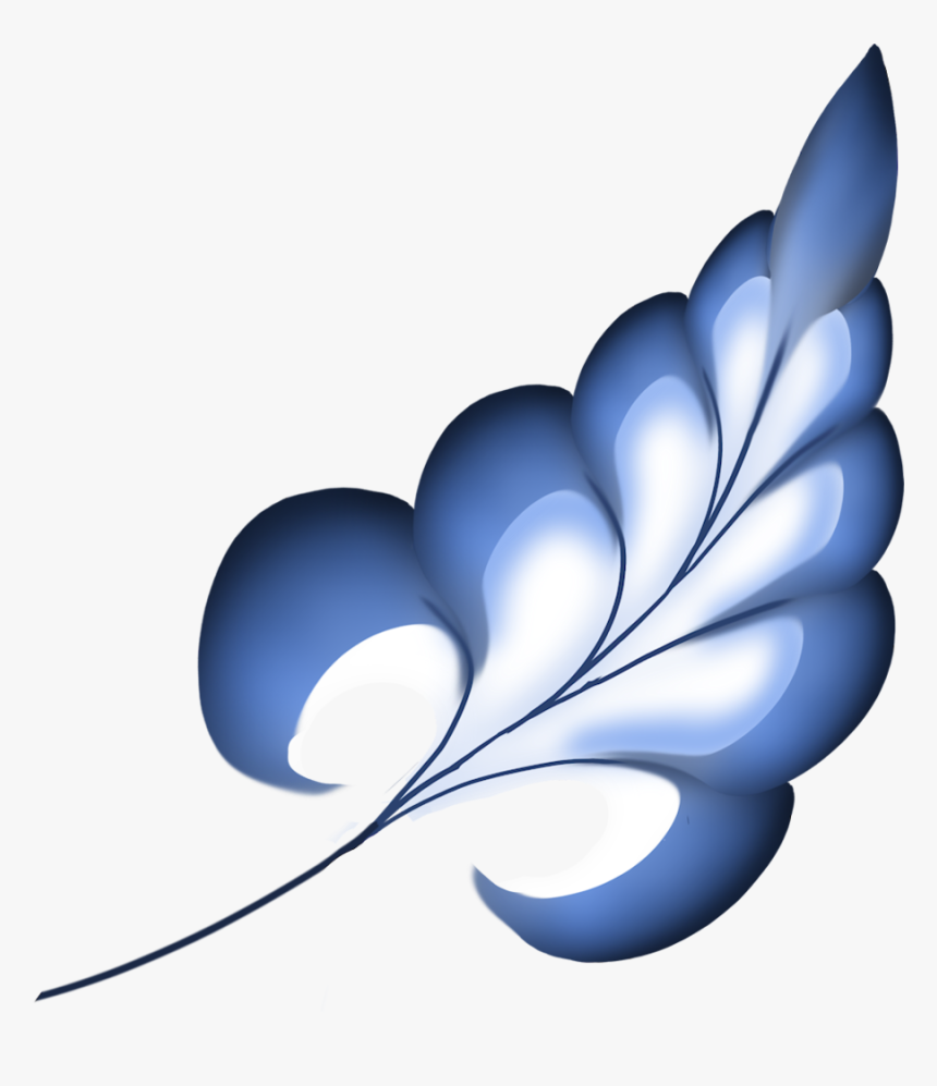 Flores Azules Png Clipart Blue Clip Art - Navideñas De Flores Azules, Transparent Png