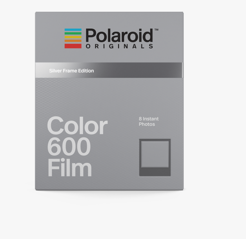 004675 600 Silver Frames Front - Polaroid 600 Silver Film, HD Png Download