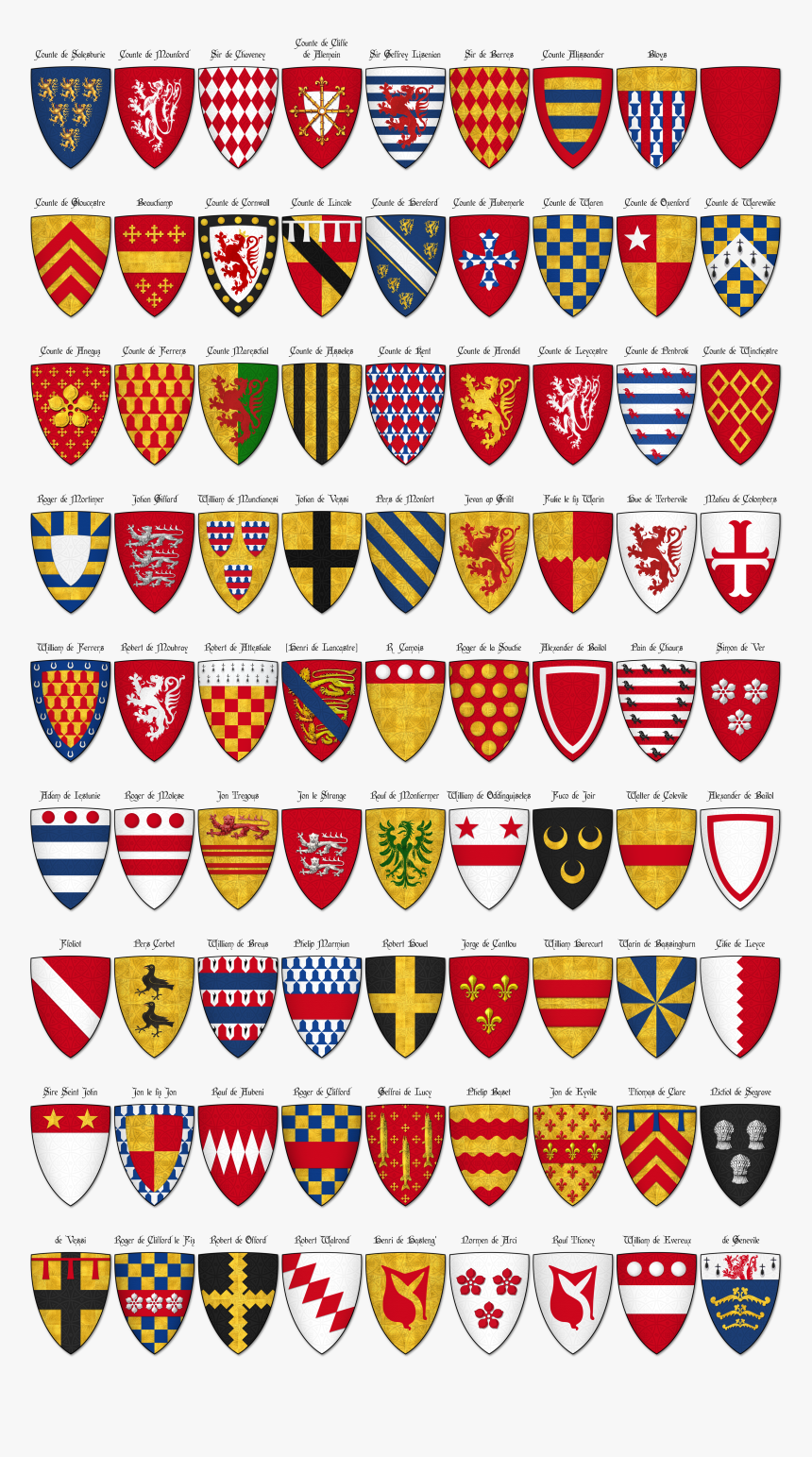 File - Charles - Coat Of Arms Medieval England, HD Png Download