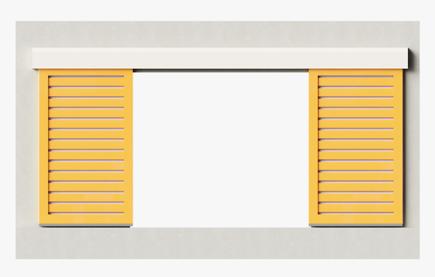 Girasol Alu Straight Blades 2 Leaves Simple - Window Blind, HD Png Download