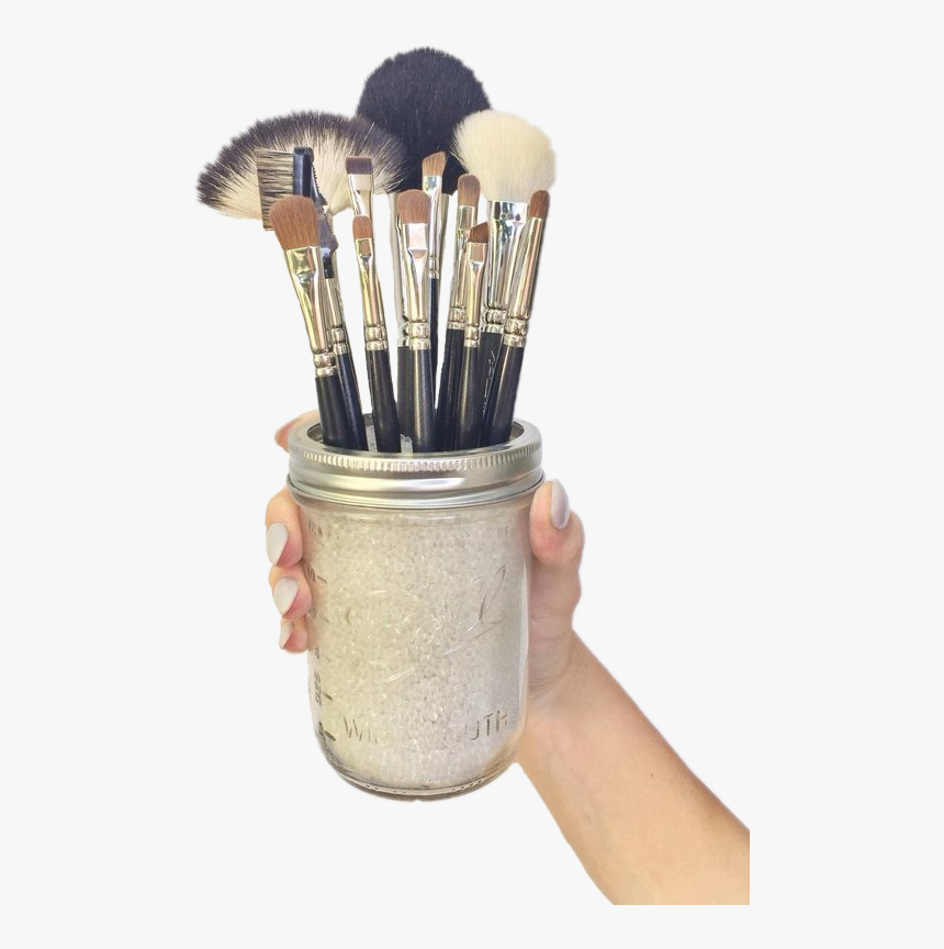 #maquillaje #makeup #brochas #brochasdemaquillaje - Makeup Brushes, HD Png Download