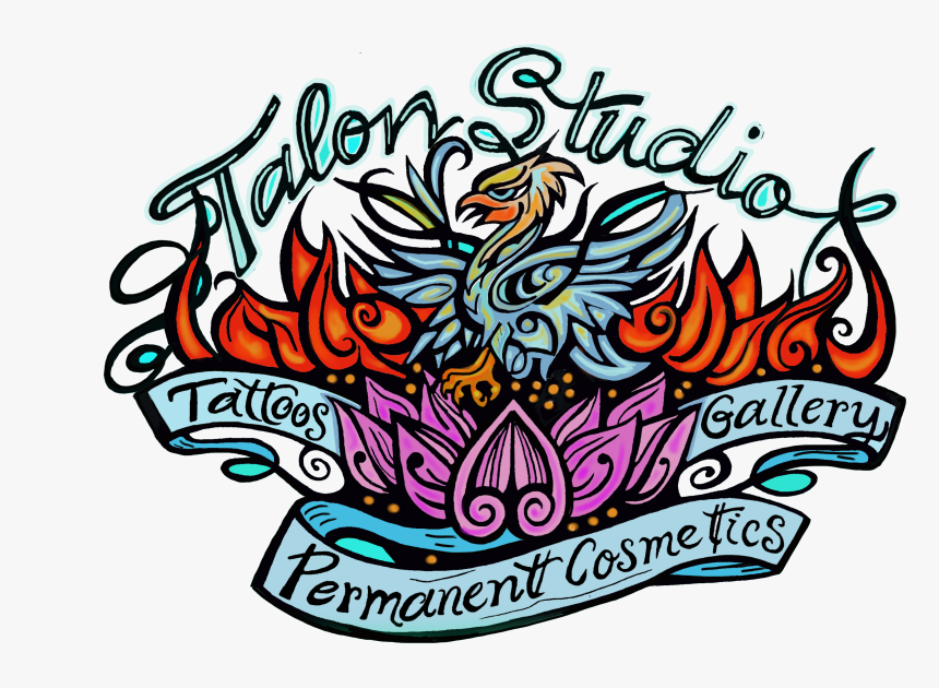 Talon Studio Tattoo - Graphic Design, HD Png Download