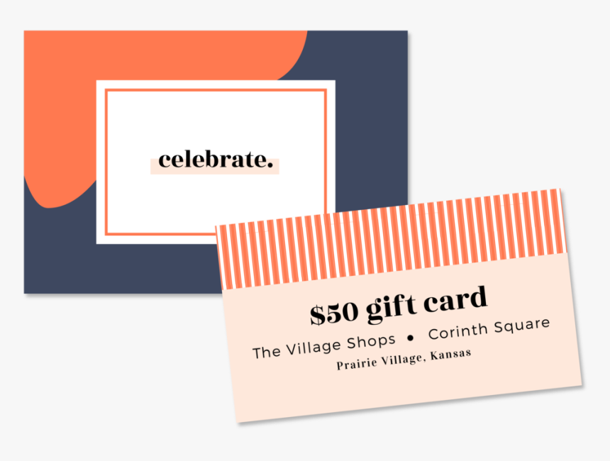 Giftcards-corinth Square Prairie Village Kansas - Graphic Design, HD Png Download