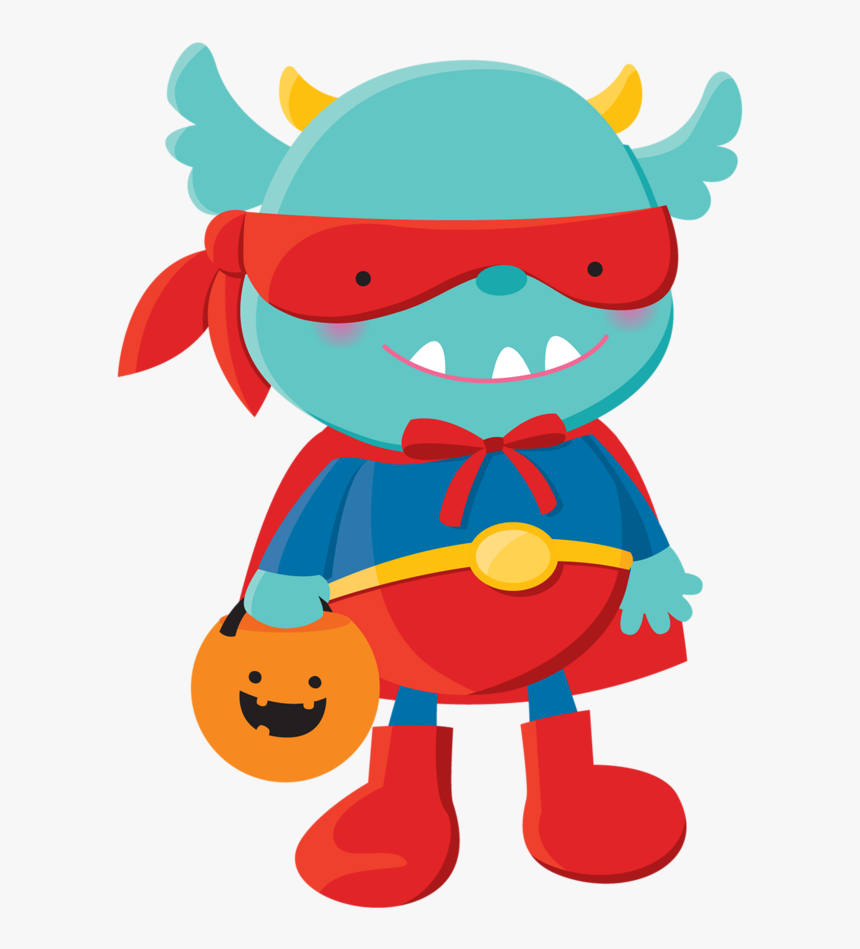 ‿✿⁀halloween‿✿⁀ Kit, Halloween Clipart, Monsters, Clip - Cartoon, HD Png Download