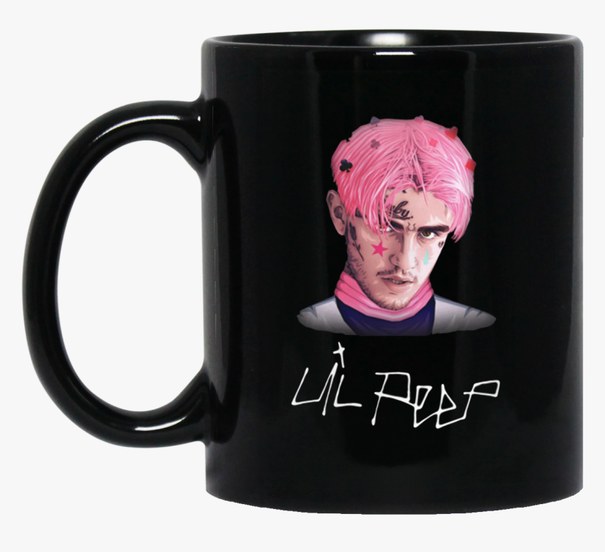 Lil Peep Mug Face Painting - Lil Peep Face Shirt, HD Png Download