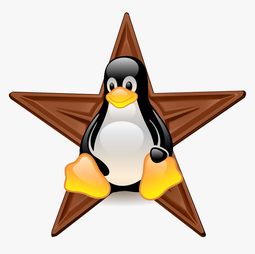 Linux Barnstar Hires - Linux, HD Png Download
