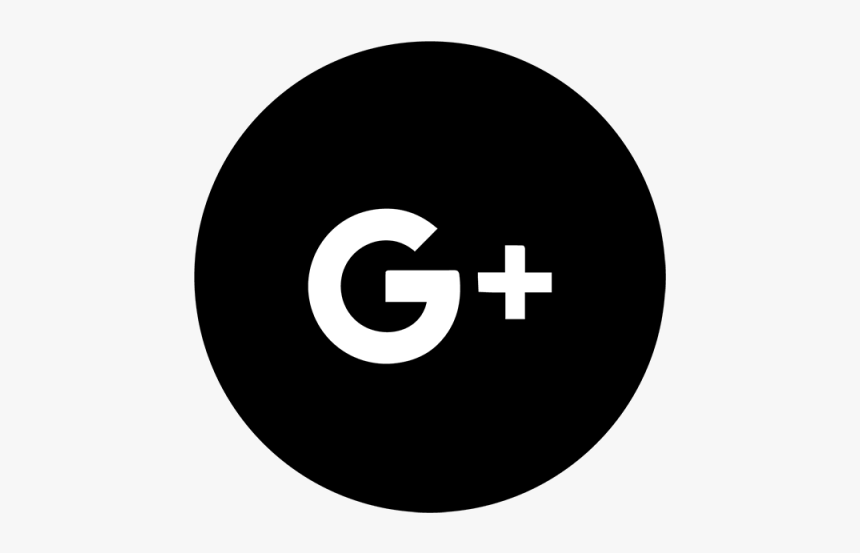 Google White Logo Png - Google Plus Logo Black, Transparent Png