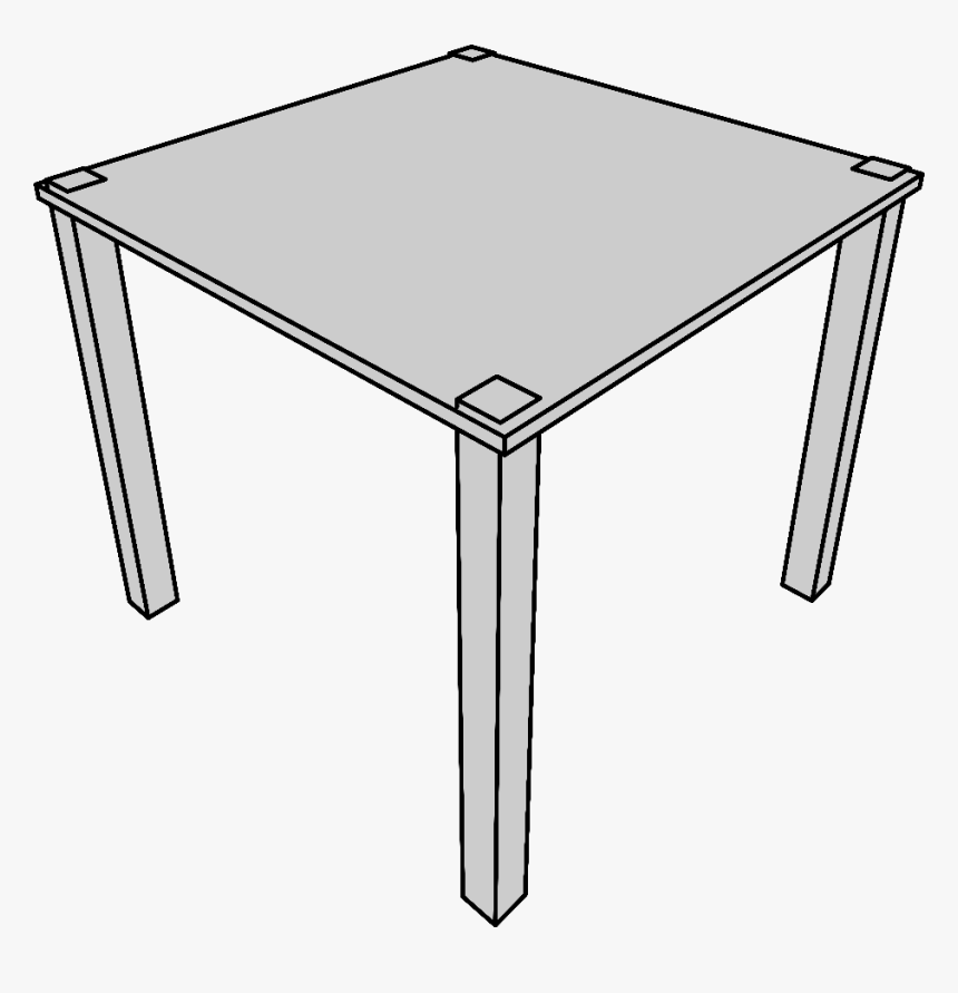 A Simple Table Clip Arts, HD Png Download