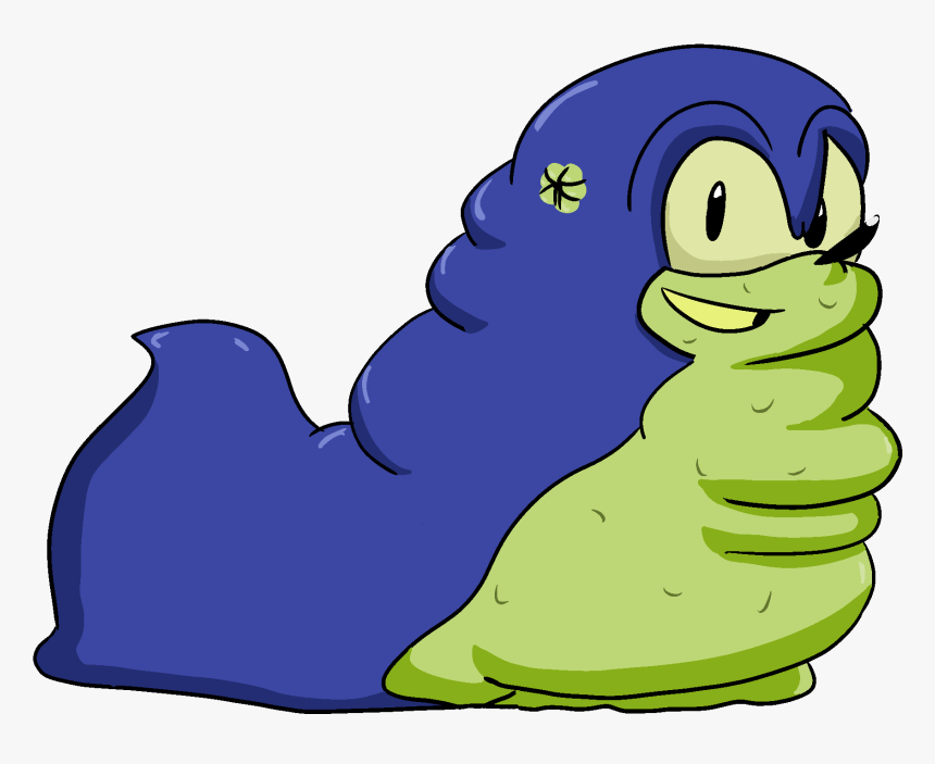 Sonic The Slug - Cartoon, HD Png Download