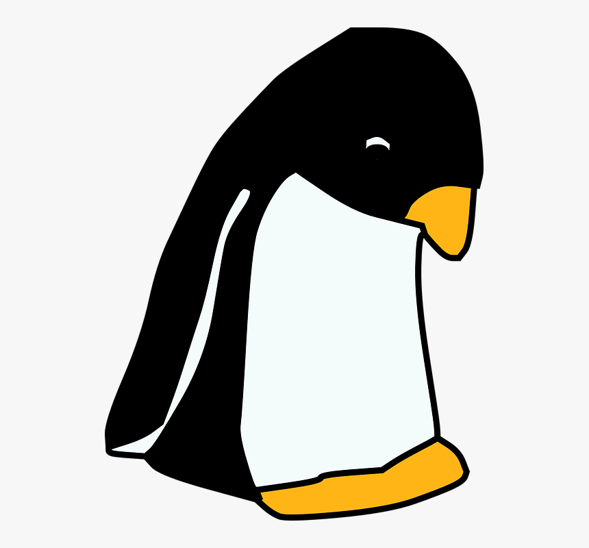 Tux, Penguin, Linux, Bird, Sad, Animal - Sad Penguin Clipart, HD Png Download