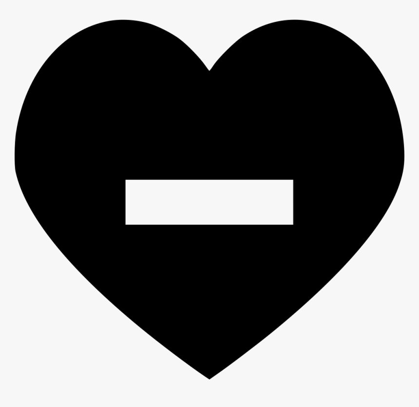 Minus Favorite Love Svg - Heart, HD Png Download