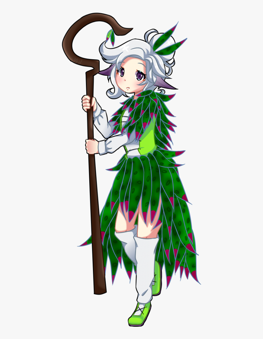 Kuroshimae Is A Sea Slug, Also Called The Sea Leaf - Cartoon, HD Png Download