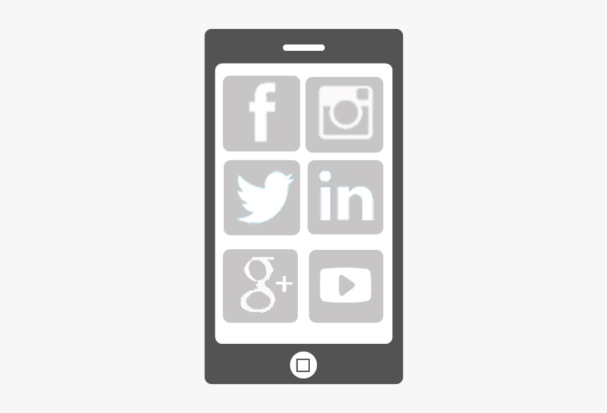 Social Media Symbol - Mobile Phone, HD Png Download