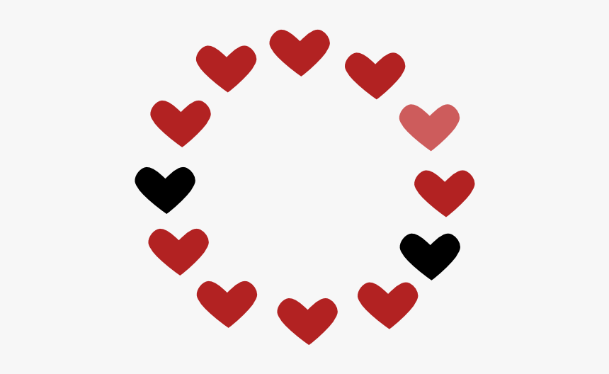 Encircled Love Heart Firebrick Marriage Equality I - White Heart Circle Png, Transparent Png