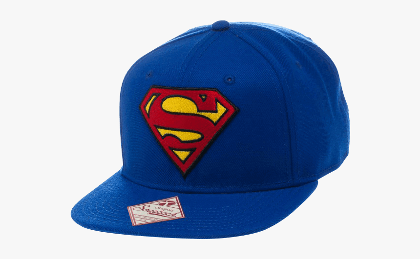 Classic Superman Logo Snapback Hat - T Shirt Superman, HD Png Download