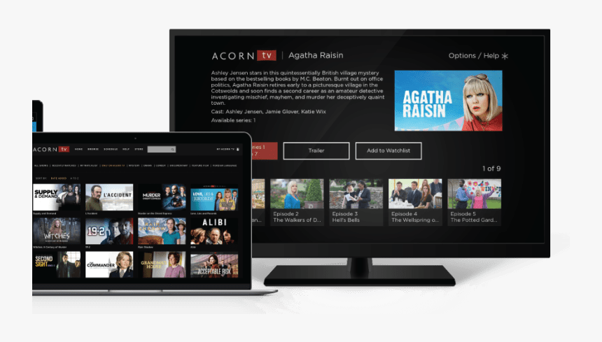 Acorn Tv Greatly Expands Distribution With Apple Tv - Acorn Tv And Apple Tv Android Tv, HD Png Download