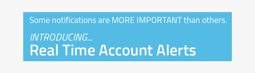 Introducing Real Time Account Alerts - Parallel, HD Png Download