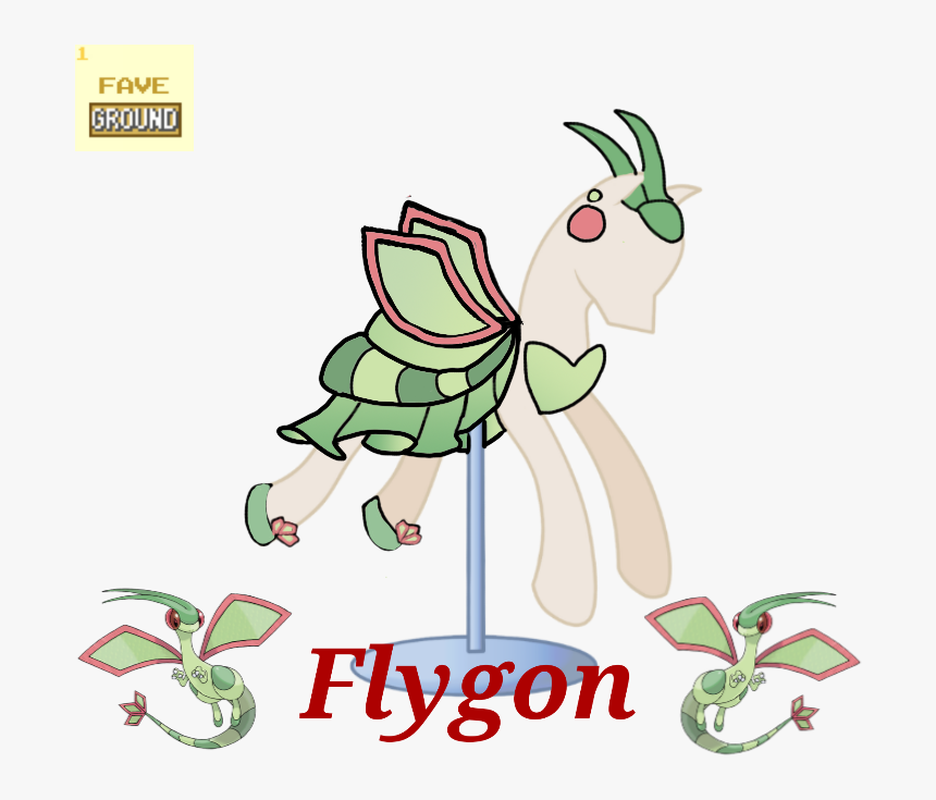Transparent Flygon Png - Pokemon Lunala Mlp Dress, Png Download