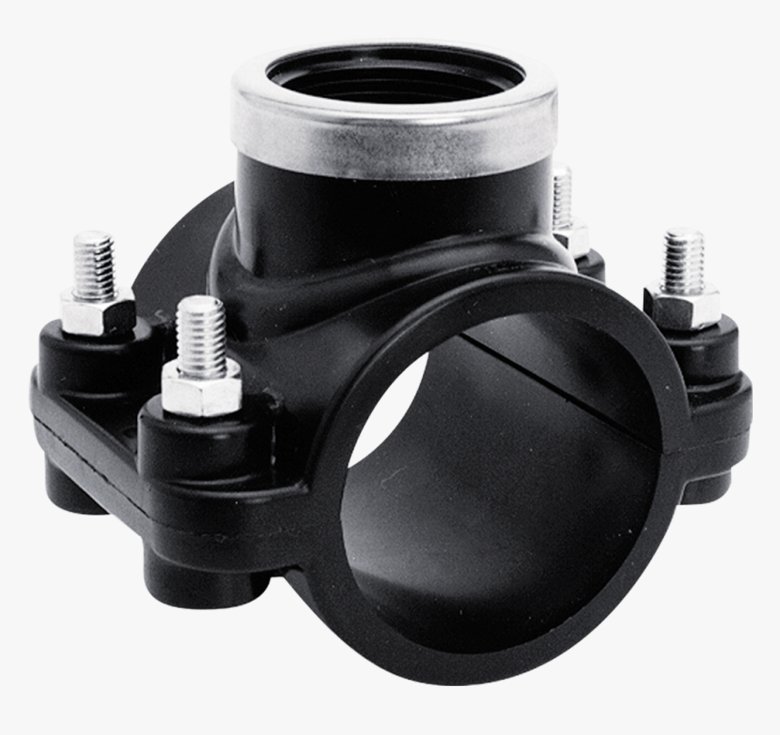 Praher Clamp Saddle Type B, Grey, Silver - Colier Bransament, HD Png Download