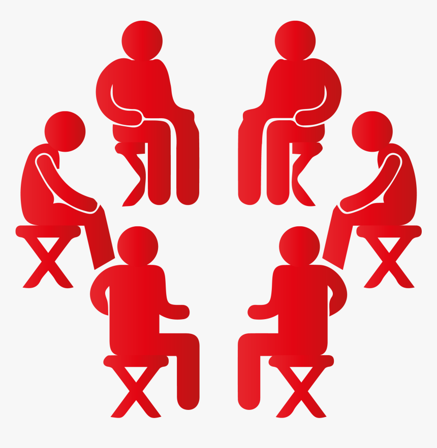 2,800 Group Mental Health Sessions - Group Therapy Clipart Black And White, HD Png Download