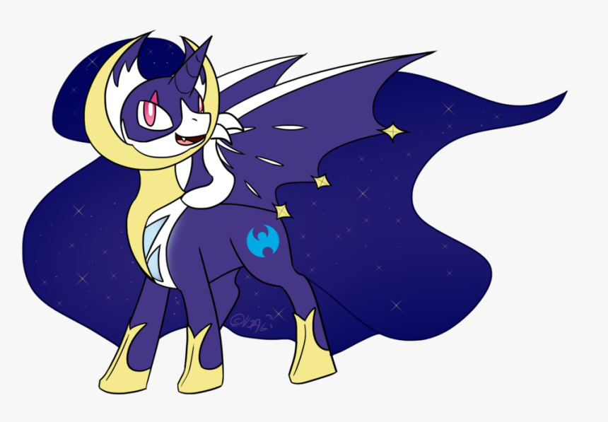 Usagi-zakura, Bat Pony, Bat Pony Alicorn, Ethereal - Lunala Pony Town, HD Png Download