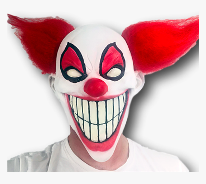 Glow In The Dark Clown - Scary Clown Mask, HD Png Download