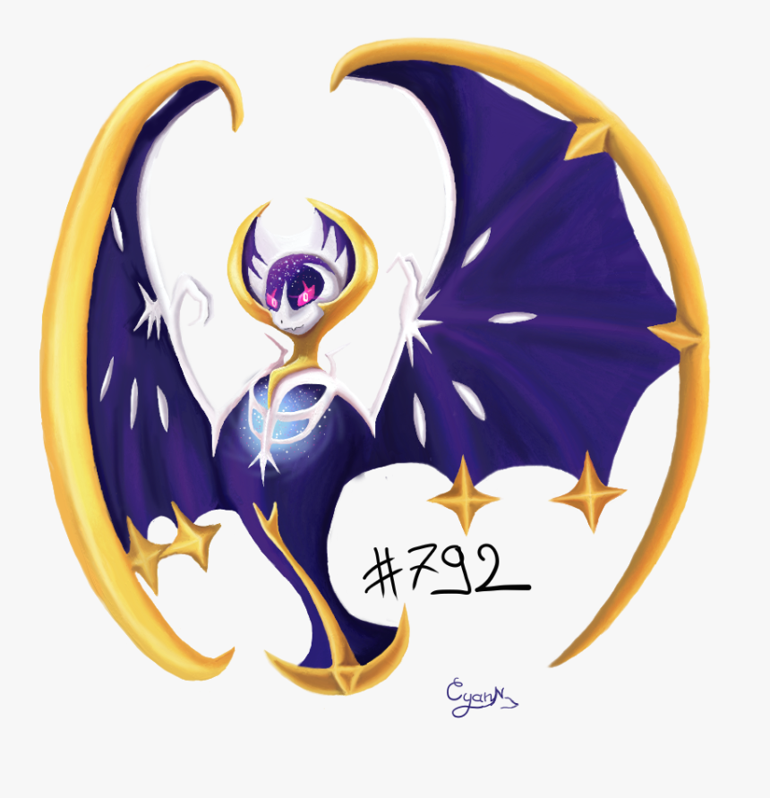 Lunala Pokemon Png, Transparent Png