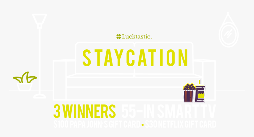 55-in Smart Tv $100 Papa John S Gift Card $30 - Graphic Design, HD Png Download