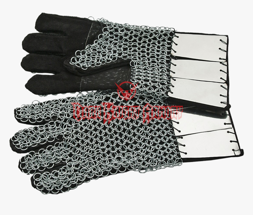 Chainmail Gauntlets With Steel Plates From Dark Knight - Leather, HD Png Download