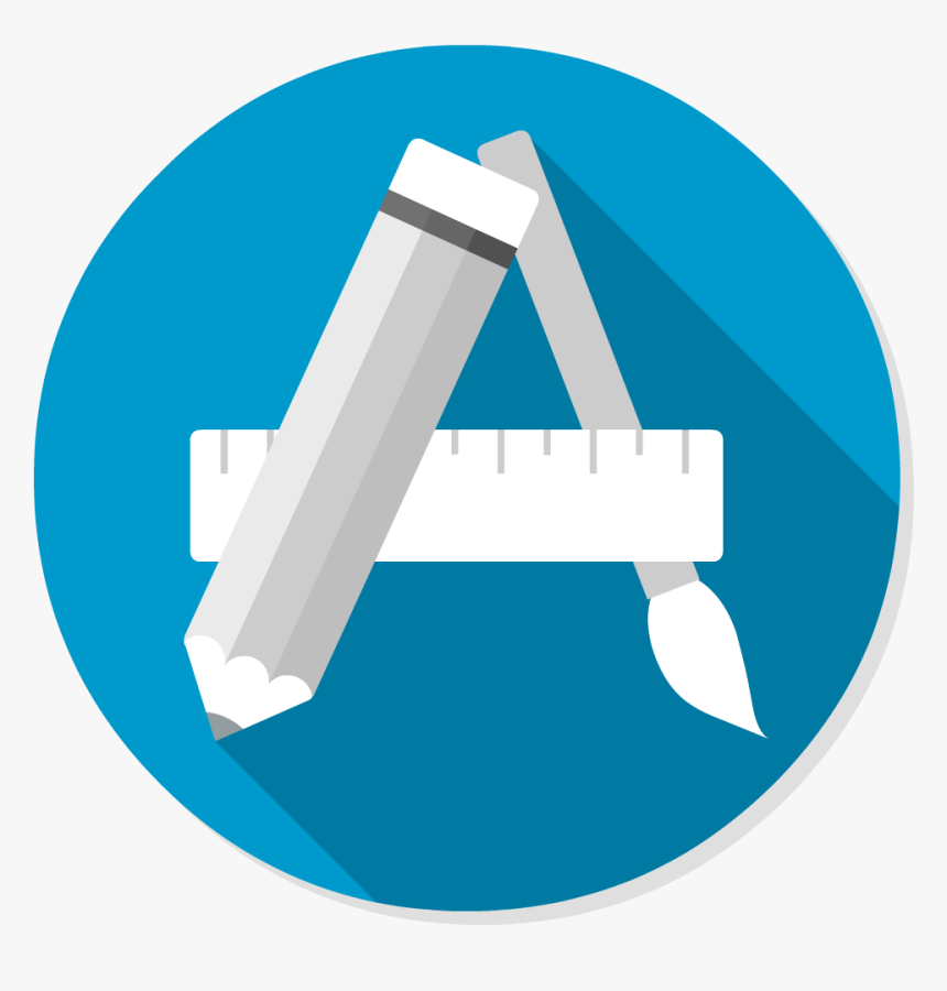 App Store Flat Icon , Png Download - Apps Flat Icon Png, Transparent Png