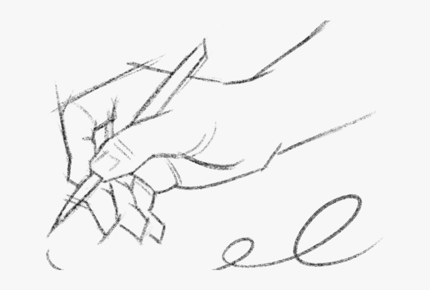 Hand Writing - Sketch Png, Transparent Png
