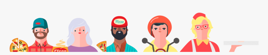 Papa Johns Staff - Cartoon, HD Png Download