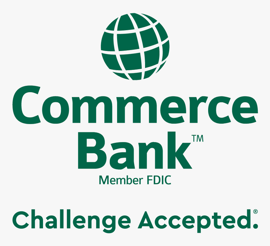 2018 Cb Ca Green 342 Stacked - Commerce Bank, HD Png Download