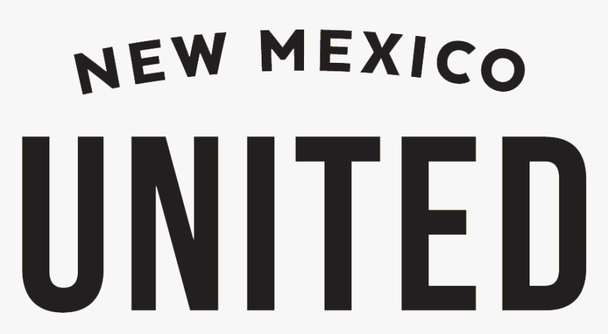 New Mexico United Wordmark - Black-and-white, HD Png Download