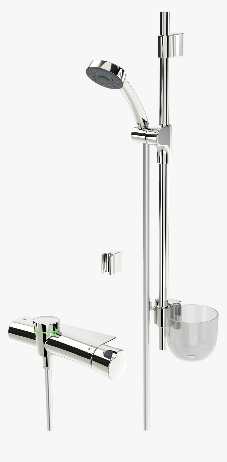 Shower Faucet With Shower Set, 3 V, - Shower Head, HD Png Download