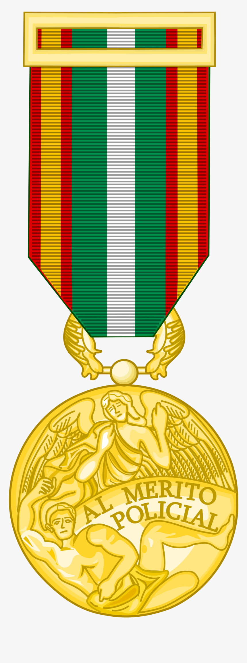 Medal Clipart Svg - Medal Of Police Merit Greece, HD Png Download