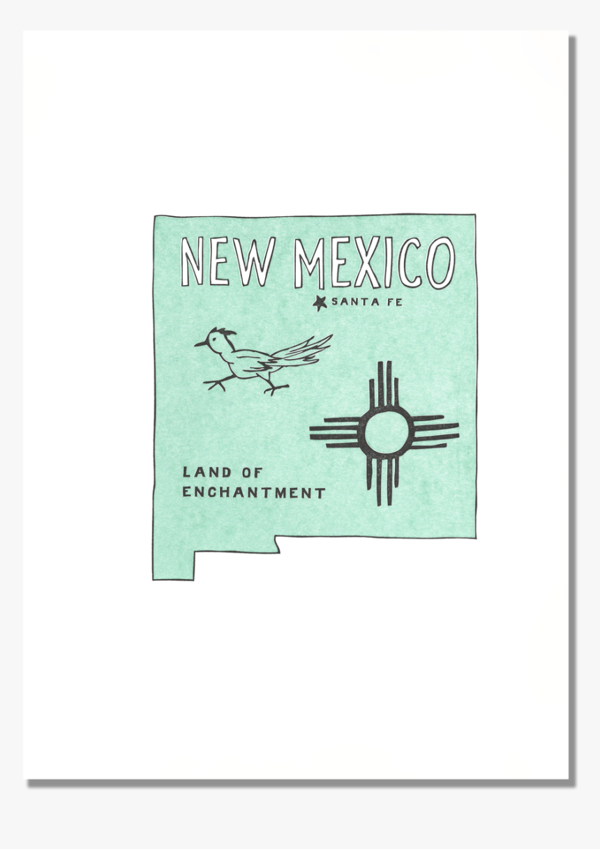 New Mexico State Print - Airplane, HD Png Download