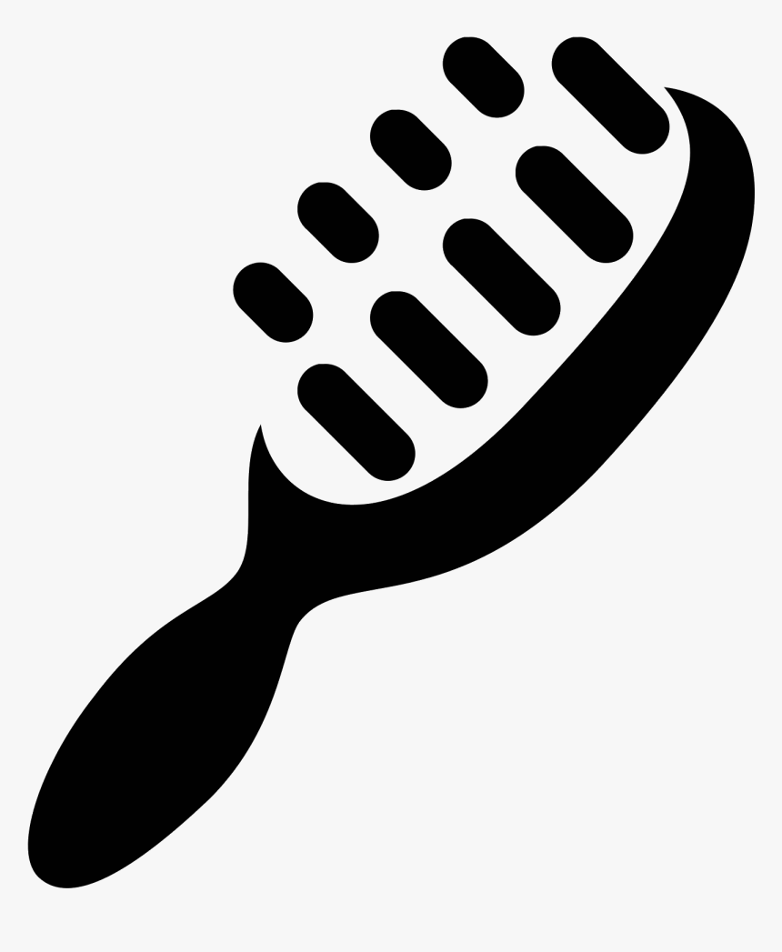 Transparent Hair Clipart Png - Brushing Hair Icon Png, Png Download