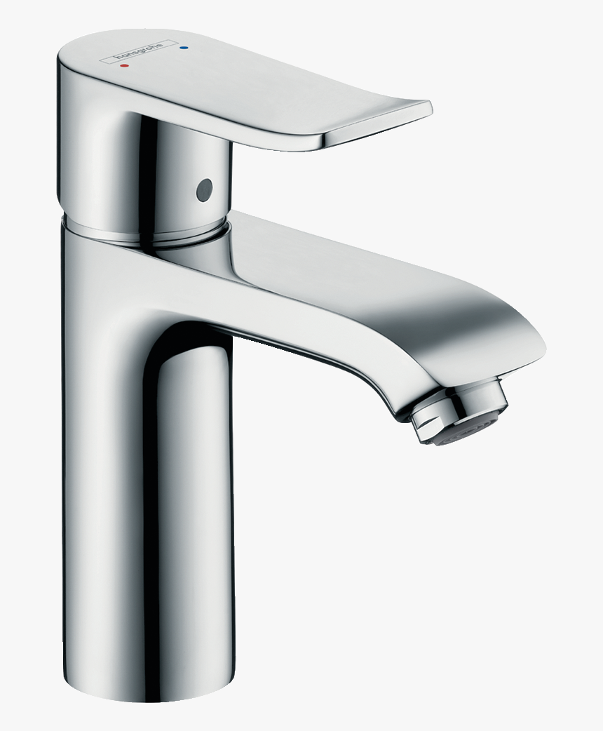 Single Hole Faucet 110 With Pop Up Drain - Metris Basin Mixer, HD Png Download