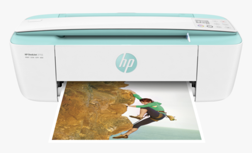 Hp Deskjet 3755 Wireless All In One Inkjet Printer, HD Png Download