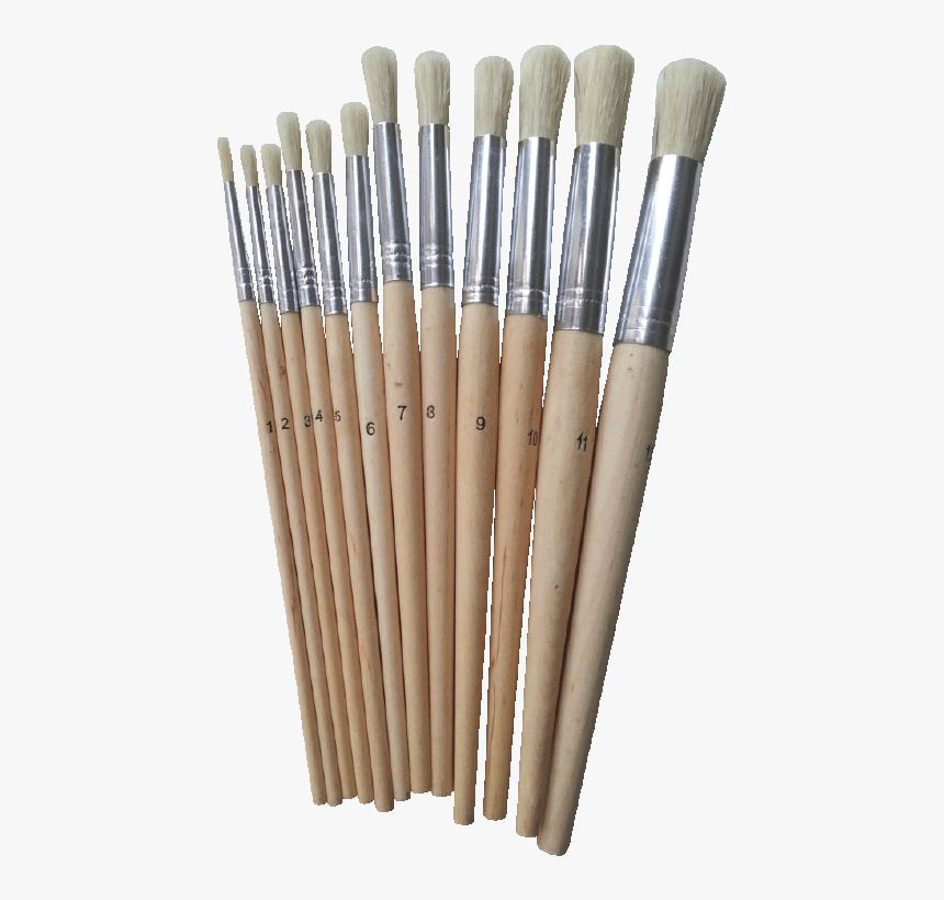 Short Handle Round Hog Brushes, HD Png Download