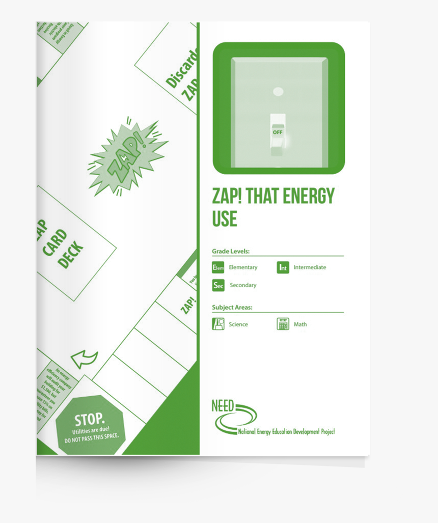 Zap That Energy Use - Paper, HD Png Download