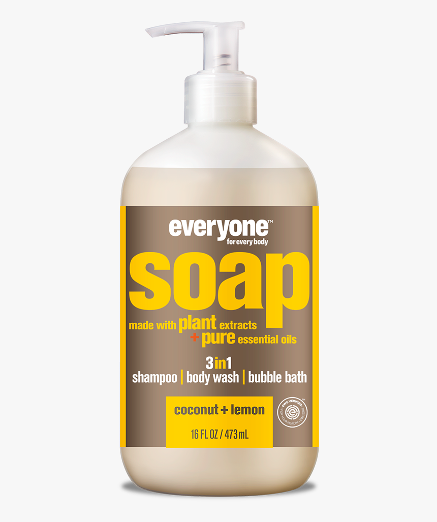 Soap And Shampoo Png - Everyone Coconut Lemon Soap, Transparent Png