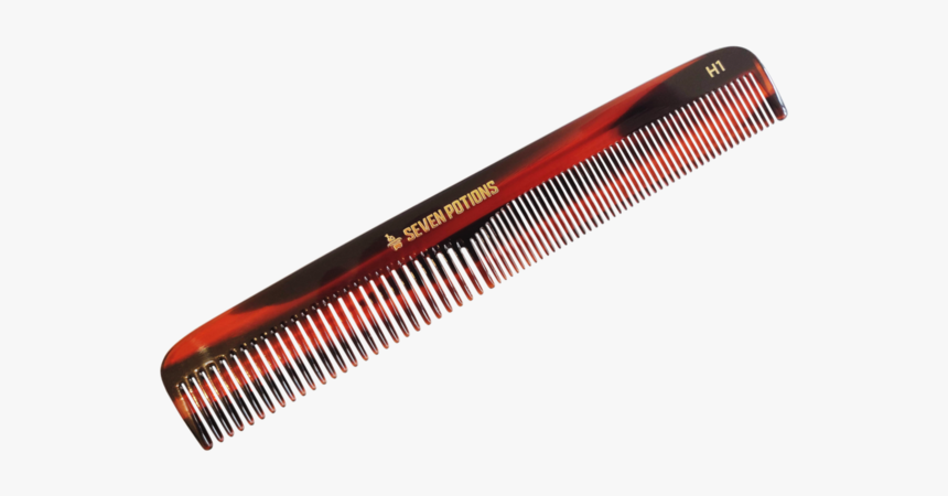 Seven Potions Hair Comb Handmade - Comb Made In England, HD Png Download