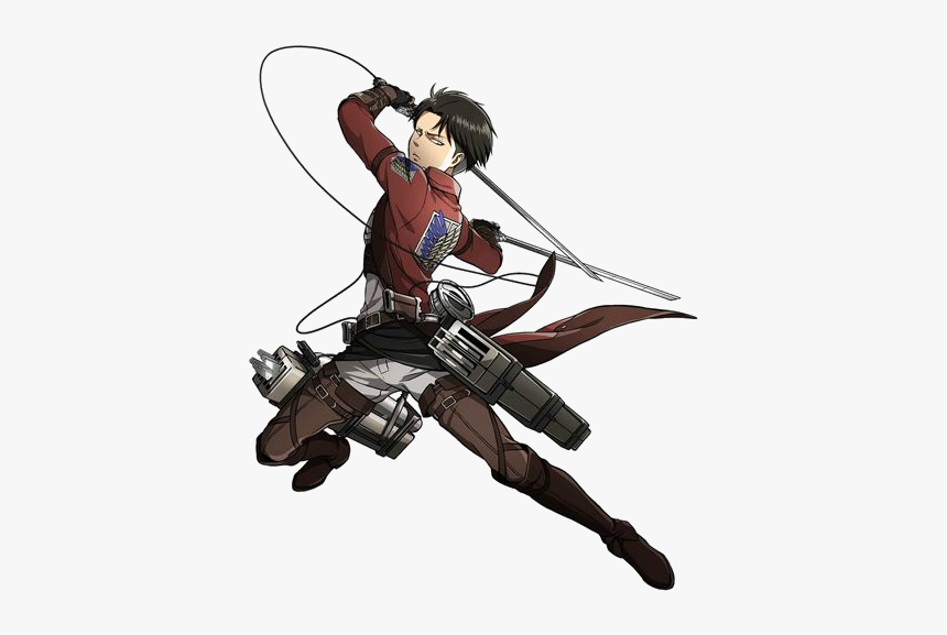 Attack On Titan Levi Attack, HD Png Download
